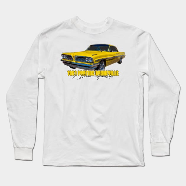 1961 Pontiac Bonneville 2 Door Hardtop Long Sleeve T-Shirt by Gestalt Imagery